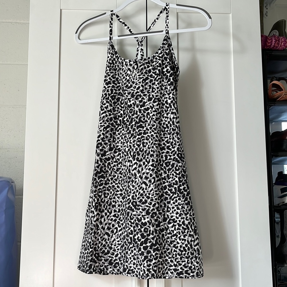 Outdoor Voices exercise dress, super cute cheetah print!